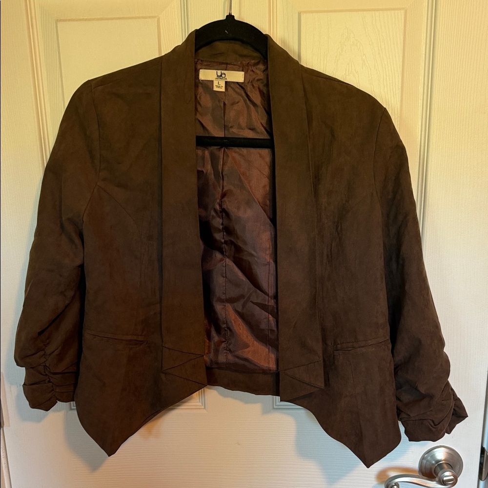 Suede Cropped Women's Jacket